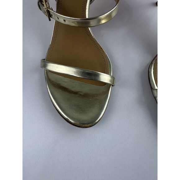 Tory Burch Penelope 65MM Slingback Sandal Mirror Metallic - Women's Size 7.5 - Picture 5 of 16